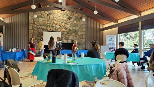 Fraserside employees took part in the Sacred Fire exercise to understand how removing children from a community impacts its people