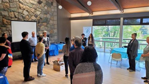 Fraserside employees took part in the Sacred Fire exercise to understand how removing children from a community impacts its people